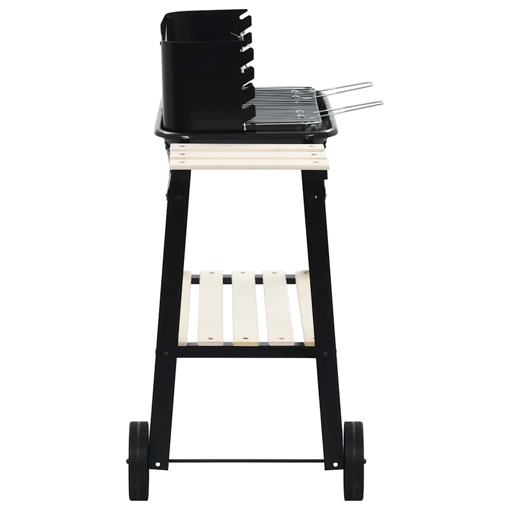 Charcoal Grill Stand with Wheels